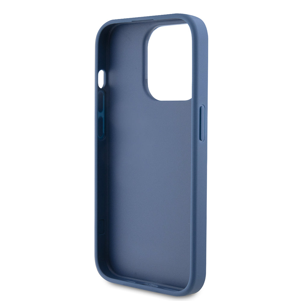 Puzdro pre Apple iPhone 15 Pro, Guess, 4G Stripe, Modrá