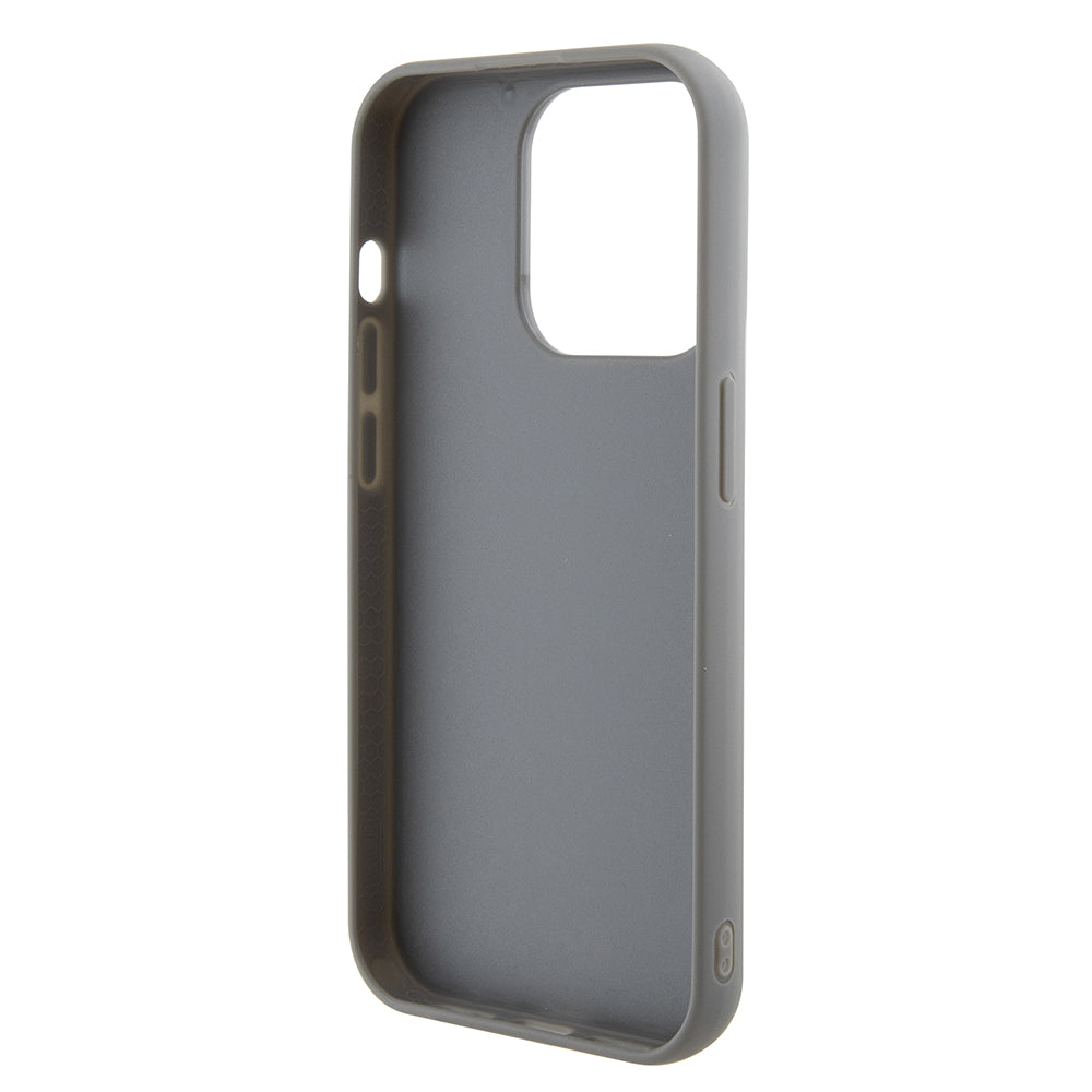Puzdro pre Apple iPhone 15 Pro, Guess, Sequin Script Metal, Strieborné