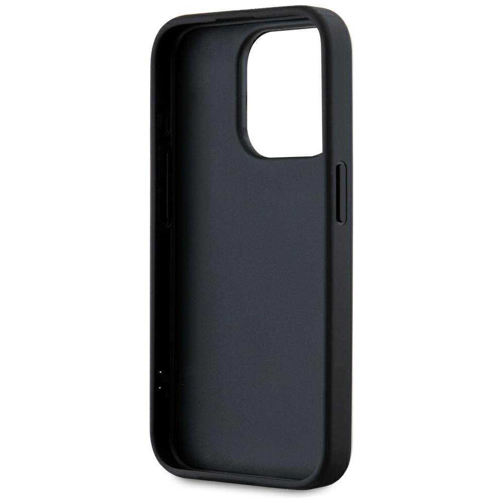 Puzdro pre Apple iPhone 15 Pro, Karl Lagerfeld, Saffiano Athleisure Stripes with Strap, Ružové