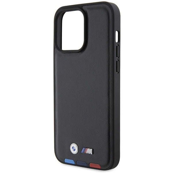 Puzdro pre Apple iPhone 15 Pro Max, BMW, Stamp Tricolor, Čierne