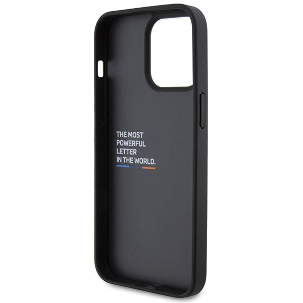 Puzdro pre Apple iPhone 15 Pro Max, BMW, Stamp Tricolor, Čierne