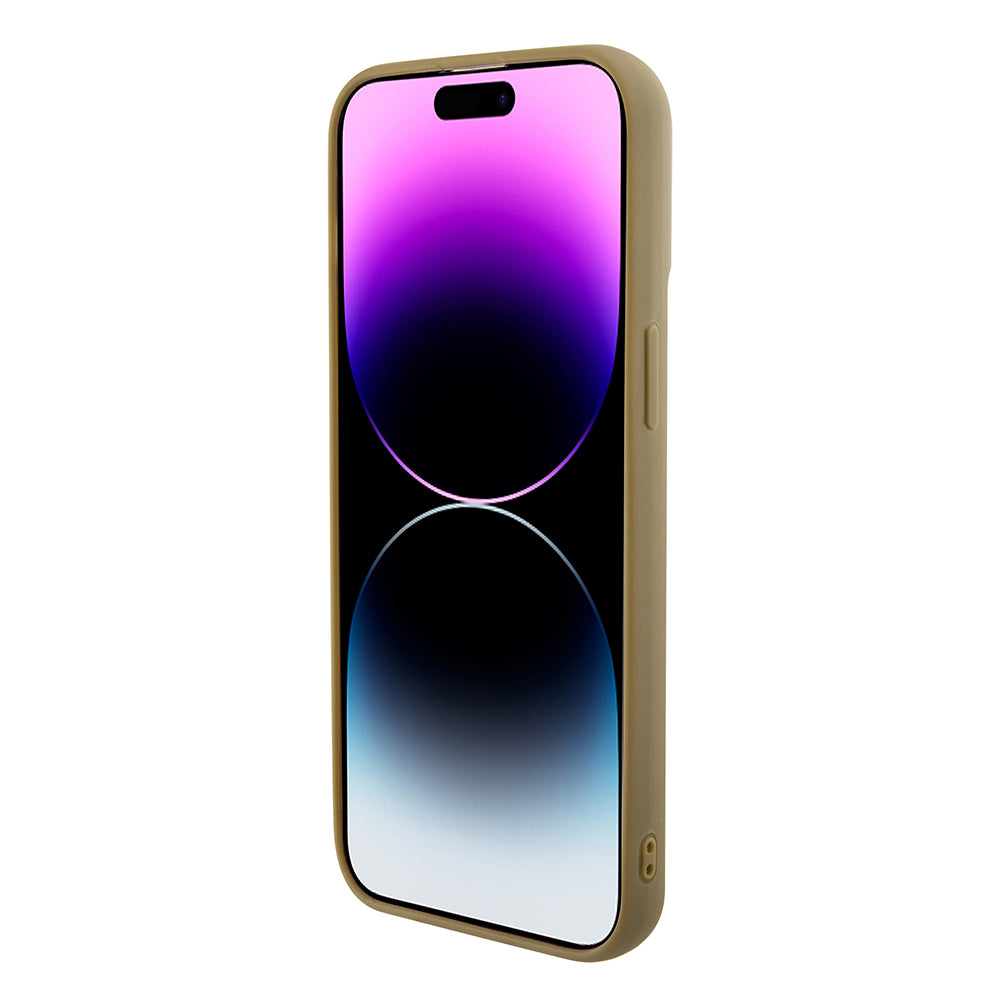 Puzdro pre Apple iPhone 15 Pro Max, Guess, Disco Metal Script, Zlaté
