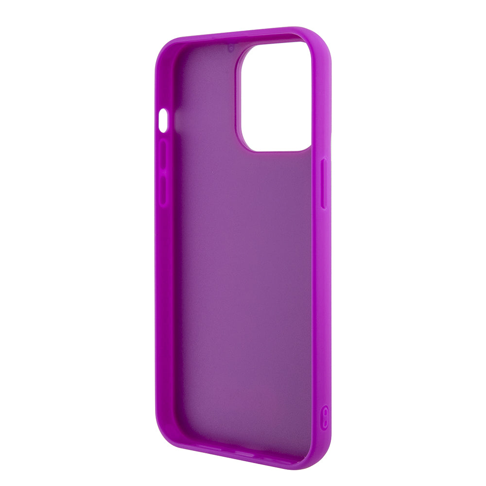 Puzdro pre Apple iPhone 15 Pro Max, Guess, Disco Metal Script, Fucsia