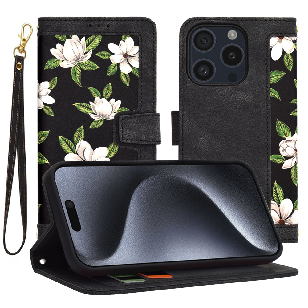 Obal na Apple iPhone 15 Pro, Techsuit, FlipCraft, čierny
