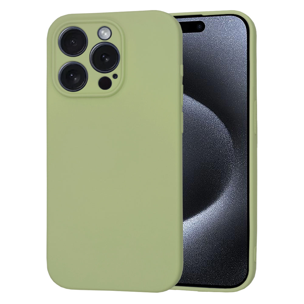 Puzdro pre Apple iPhone 15 Pro, Techsuit, SoftFlex, Matcha