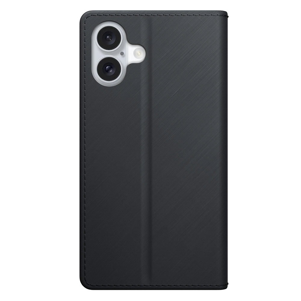 Puzdro pre Apple iPhone 16, 3MK, Peňaženka, Čierne