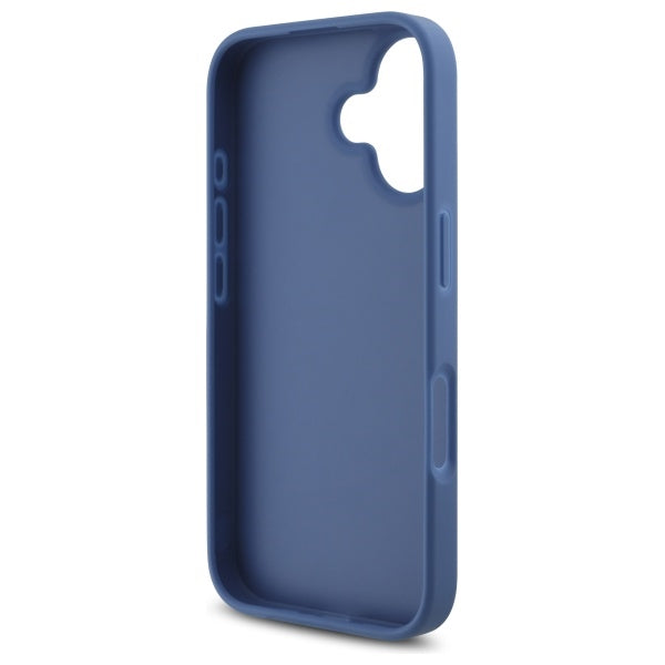 Puzdro pre Apple iPhone 16, Guess, 4G Big Logo, Modrá