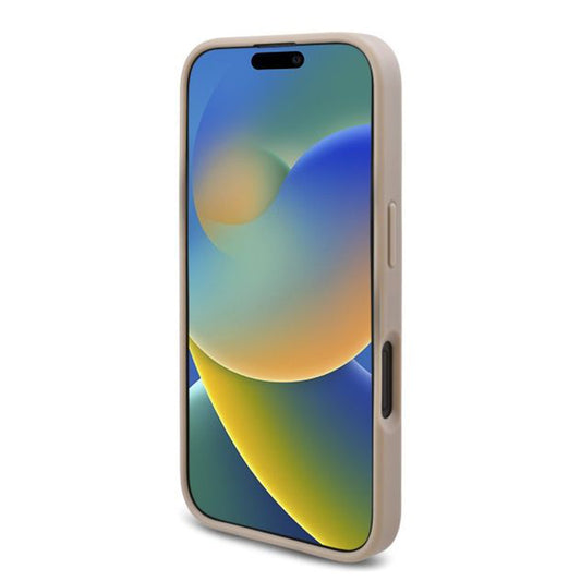 Puzdro pre Apple iPhone 16 Plus, Guess, 4G Triangle Logo, Biela