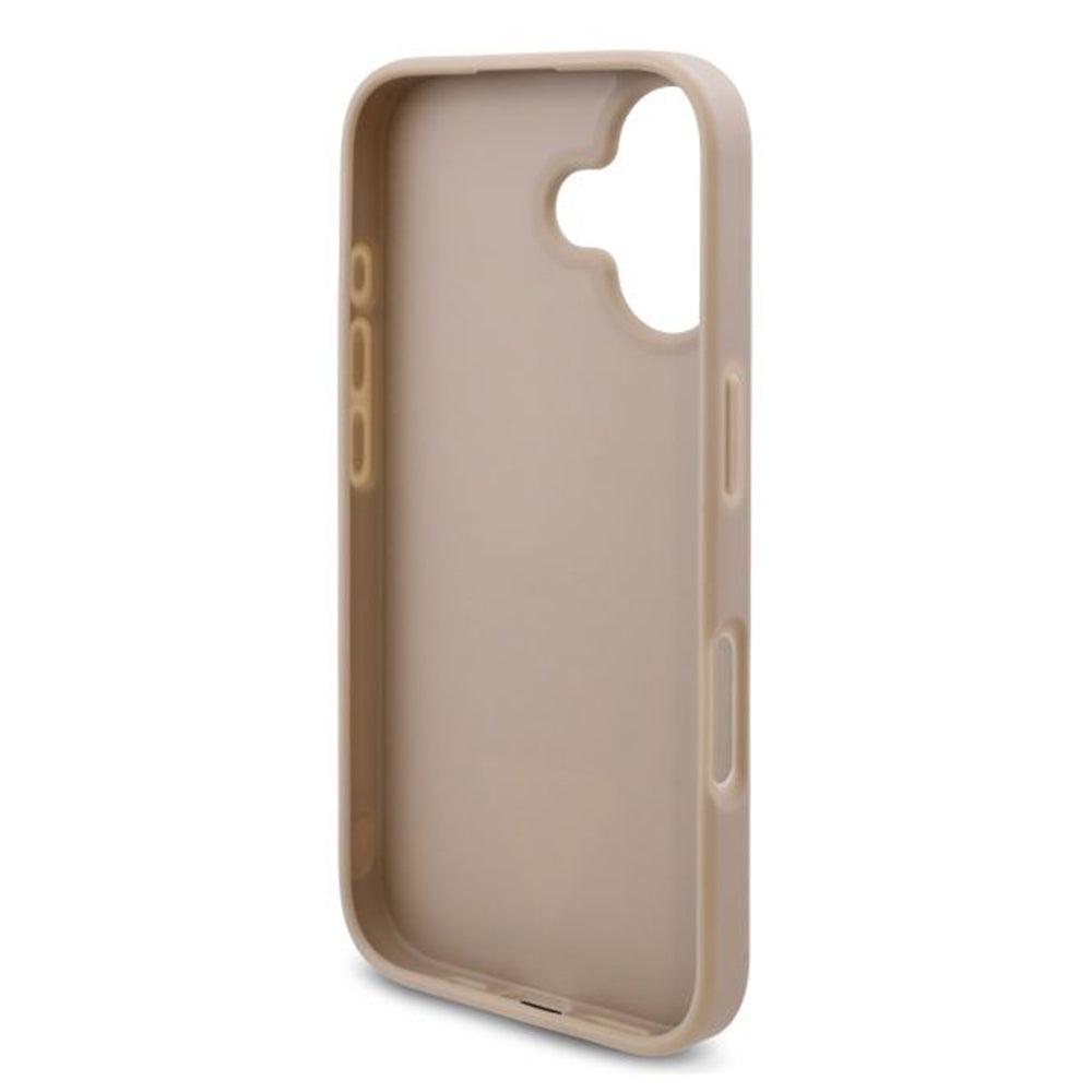 Puzdro pre Apple iPhone 16 Plus, Guess, 4G Triangle Logo, Biela