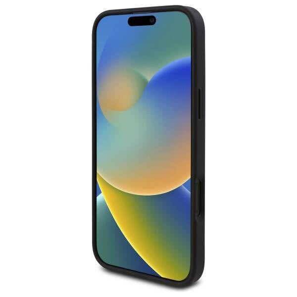 Puzdro pre Apple iPhone 16 Plus, Guess, 4G Triangle Logo, Čierne