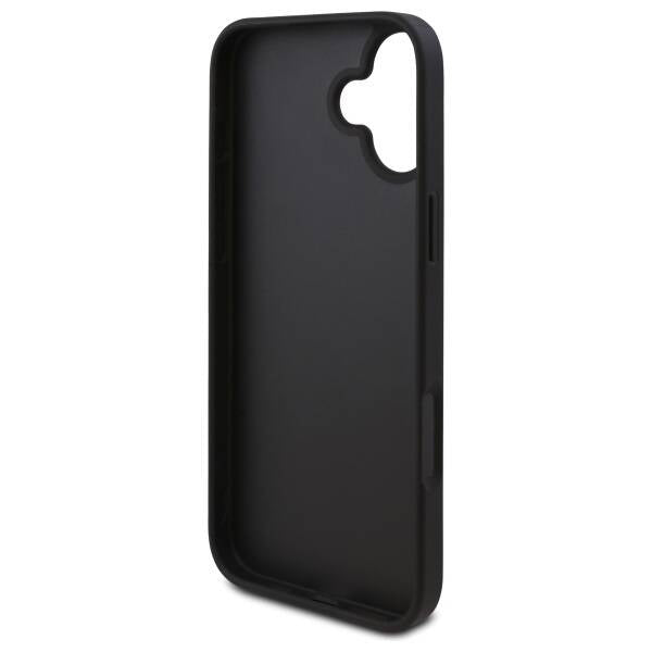 Puzdro pre Apple iPhone 16 Plus, Guess, 4G Triangle Logo, Čierne