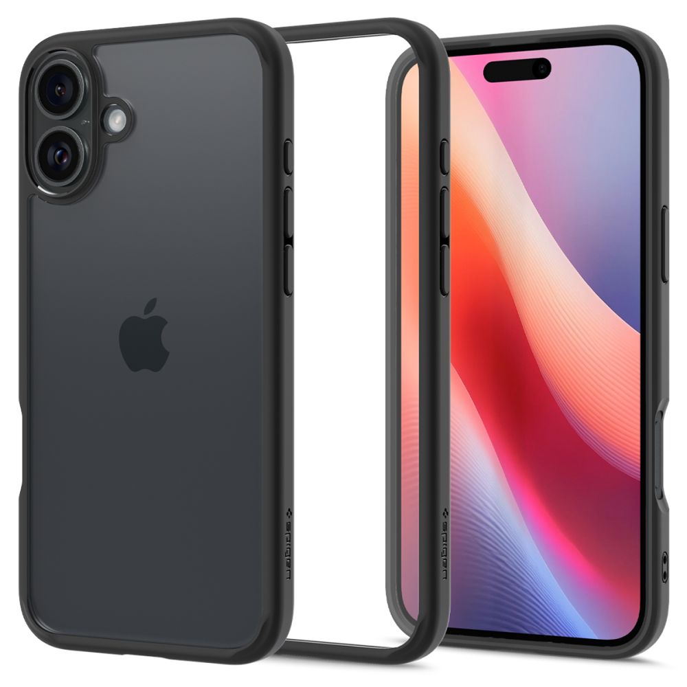 Puzdro pre Apple iPhone 16 Plus, Spigen, Ultra Hybrid, Matná Čierna