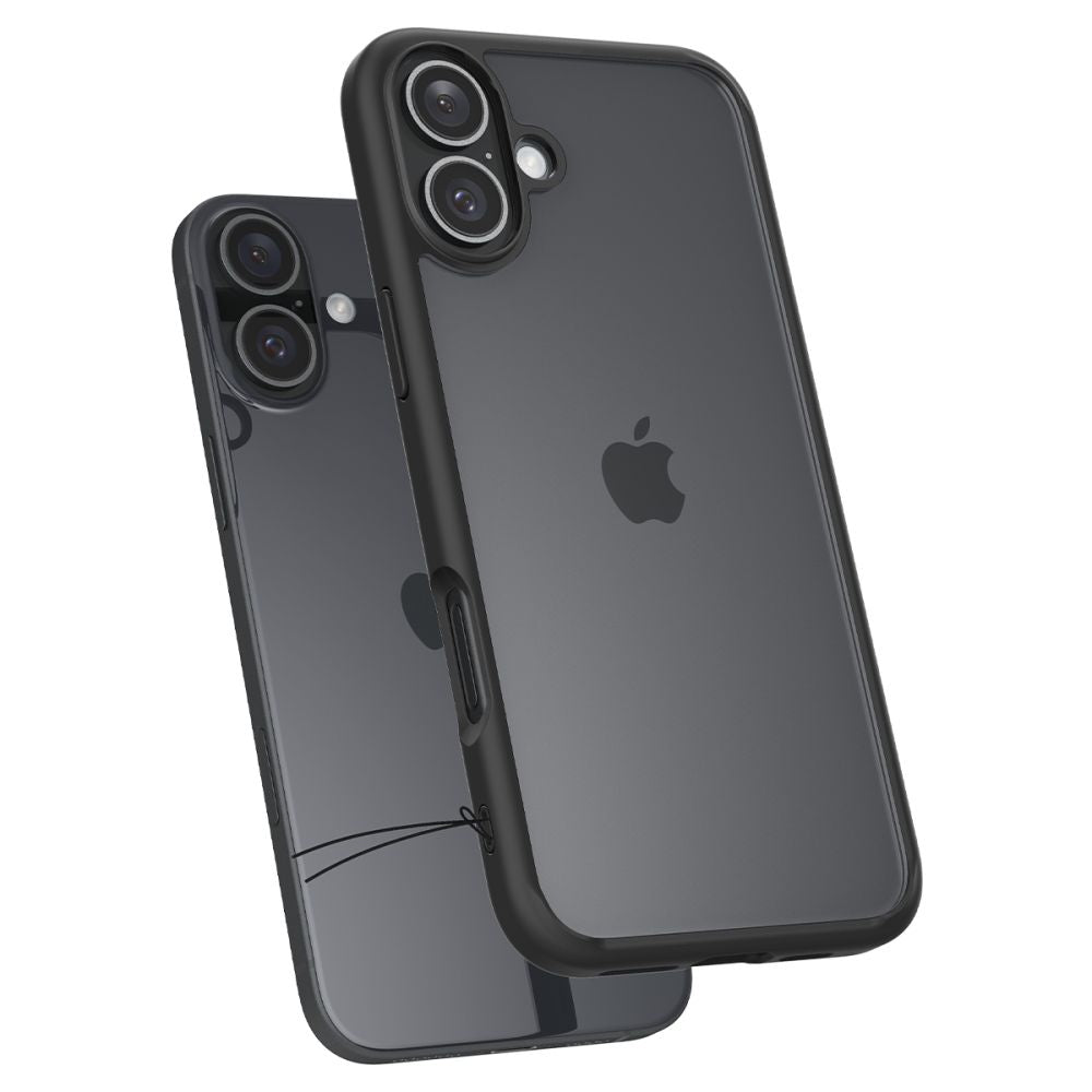 Puzdro pre Apple iPhone 16 Plus, Spigen, Ultra Hybrid, Matná Čierna
