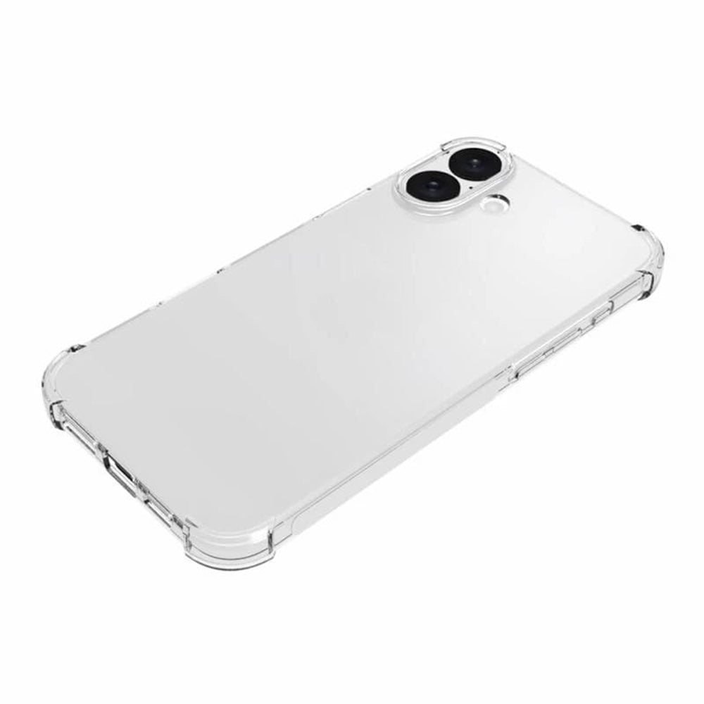 Obal na Apple iPhone 16 Plus, Techsuit, nárazuvzdorný priehľadný (veľký otvor na objektív), priehľadný