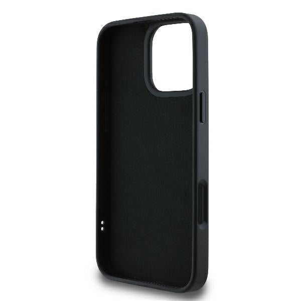 Puzdro pre Apple iPhone 16 Pro, Karl Lagerfeld, 3D Rubber Signature, Čierne