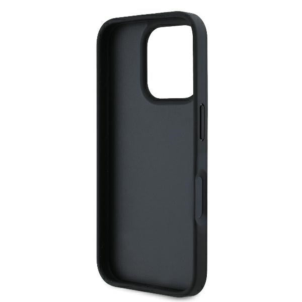 Puzdro pre Apple iPhone 16 Pro, Karl Lagerfeld, Cardslots Monogram, Čierne