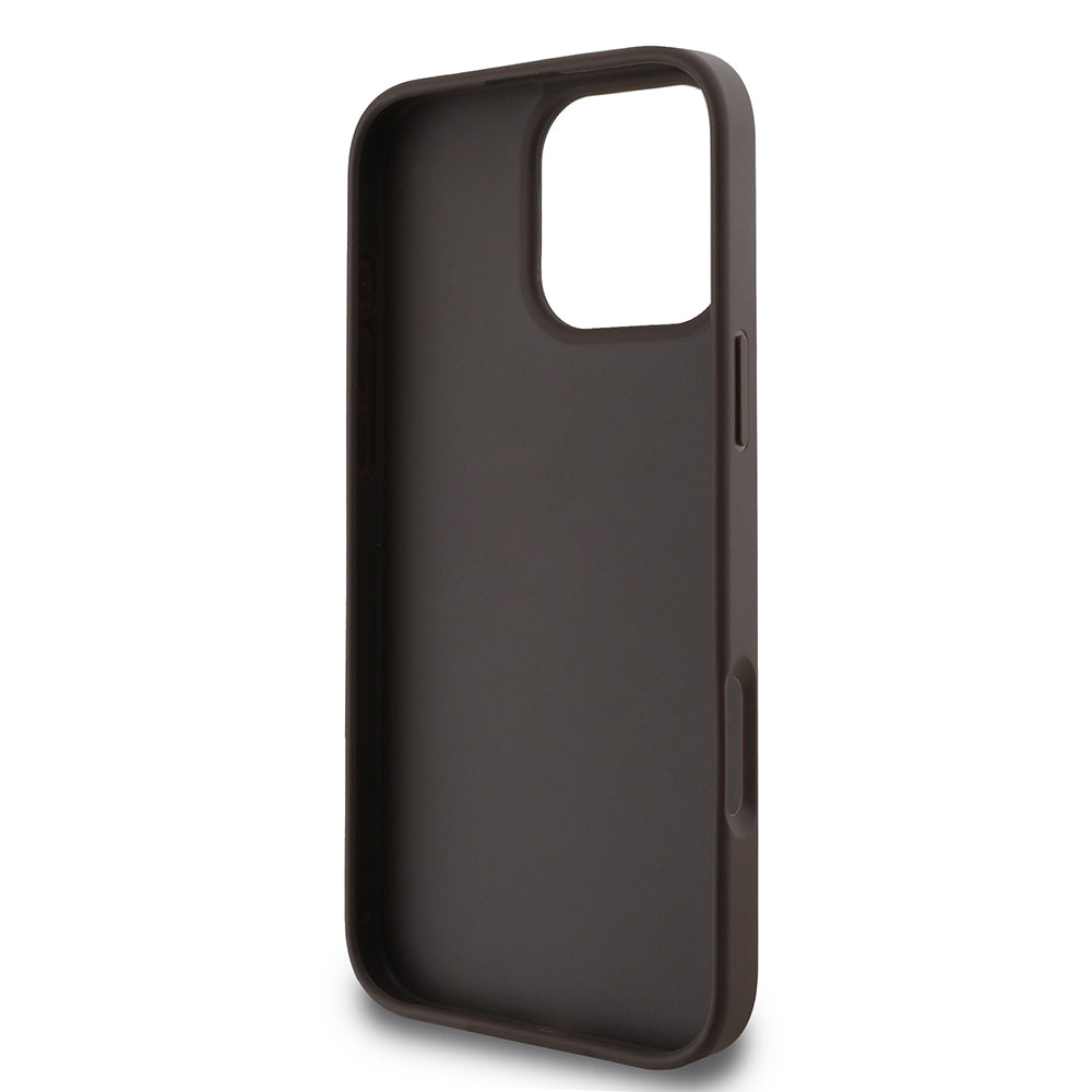 Puzdro pre Apple iPhone 16 Pro Max, Guess, 4G Classic, Hnedé