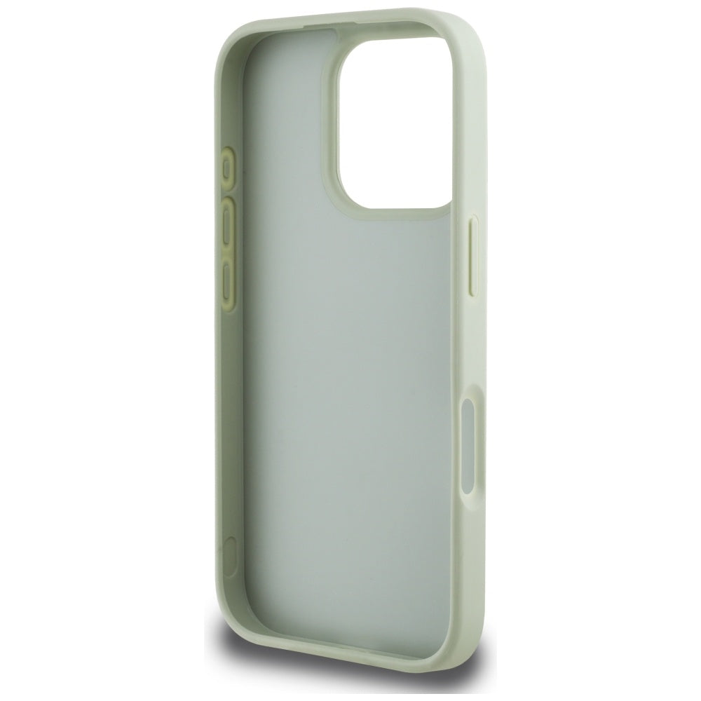 Puzdro pre Apple iPhone 16 Pro Max, Guess, Grained Big 4G Logo Small Classic Logo, Zelená