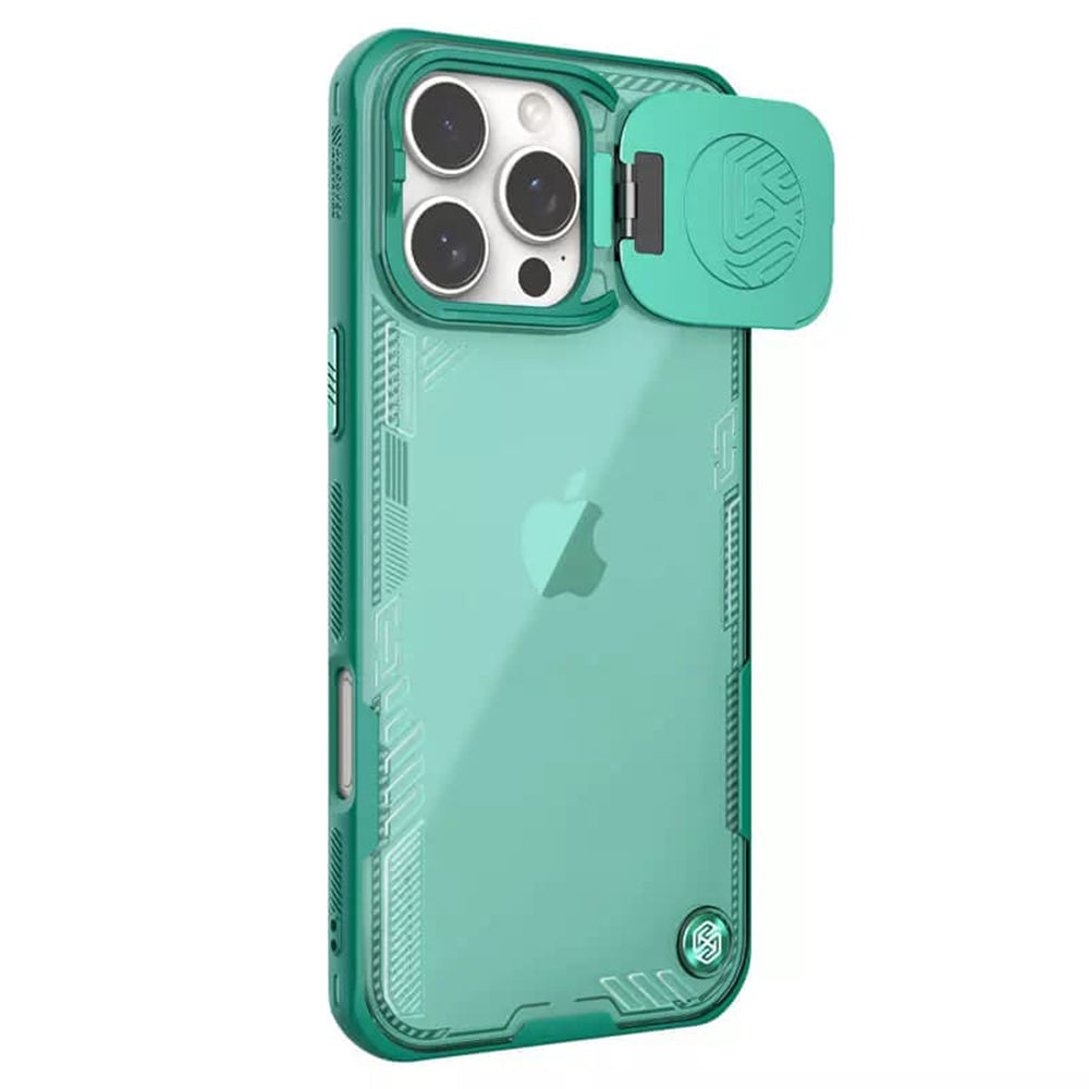 Puzdro pre Apple iPhone 16 Pro Max, Nillkin, Iceblade Prop (bez výrezu na kameru), zelené