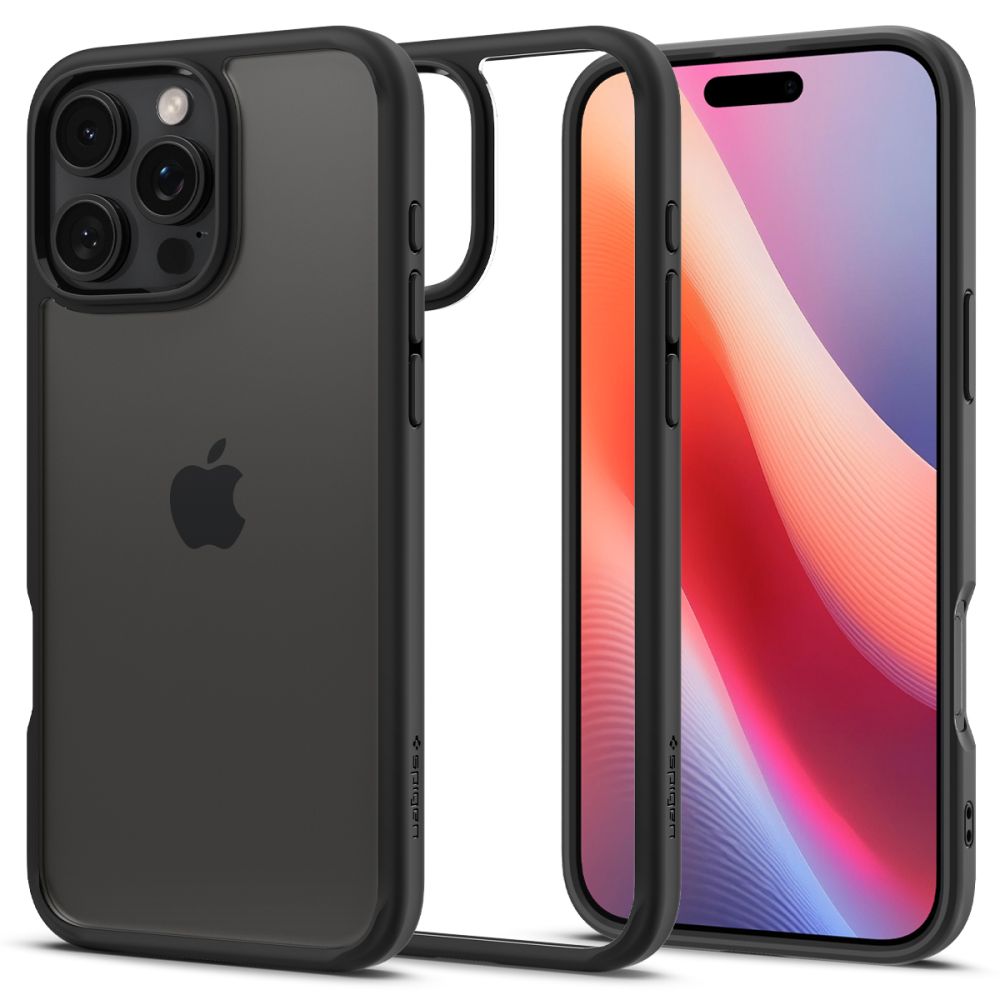Puzdro pre Apple iPhone 16 Pro Max, Spigen, Ultra Hybrid, Matné čierne ACS07996