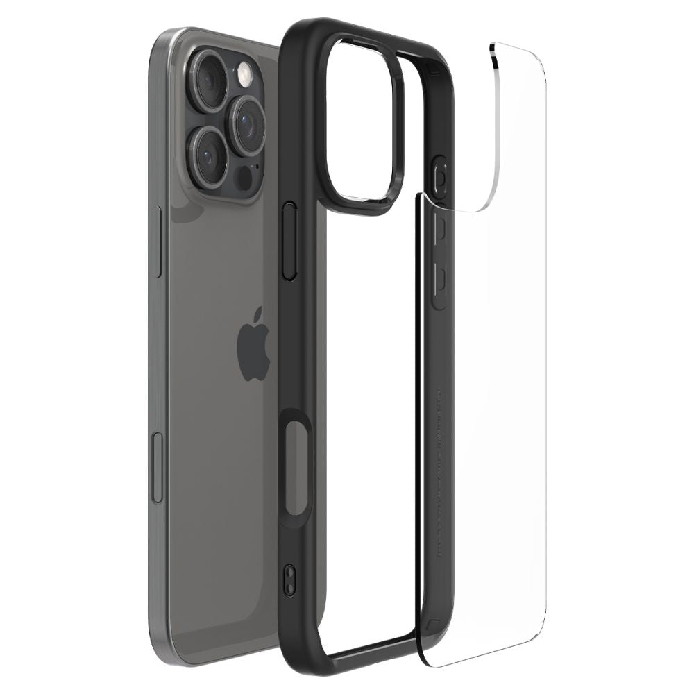 Puzdro pre Apple iPhone 16 Pro Max, Spigen, Ultra Hybrid, Matné čierne ACS07996