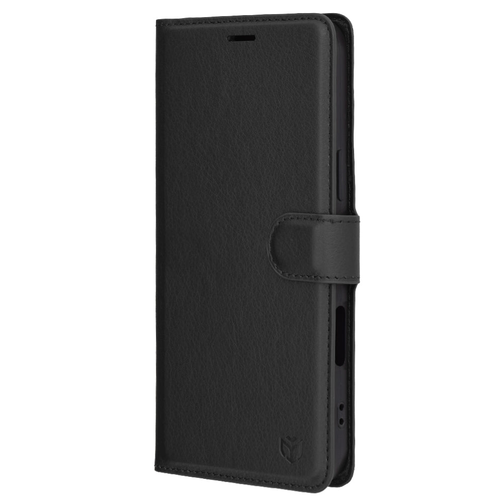 Puzdro pre Apple iPhone 16 Pro Max, Techsuit, Leather Folio, Čierne
