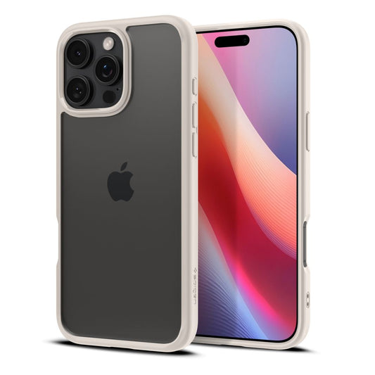 Case for Apple iPhone 16 Pro, Spigen, Ultra Hybrid, Beige ACS08127