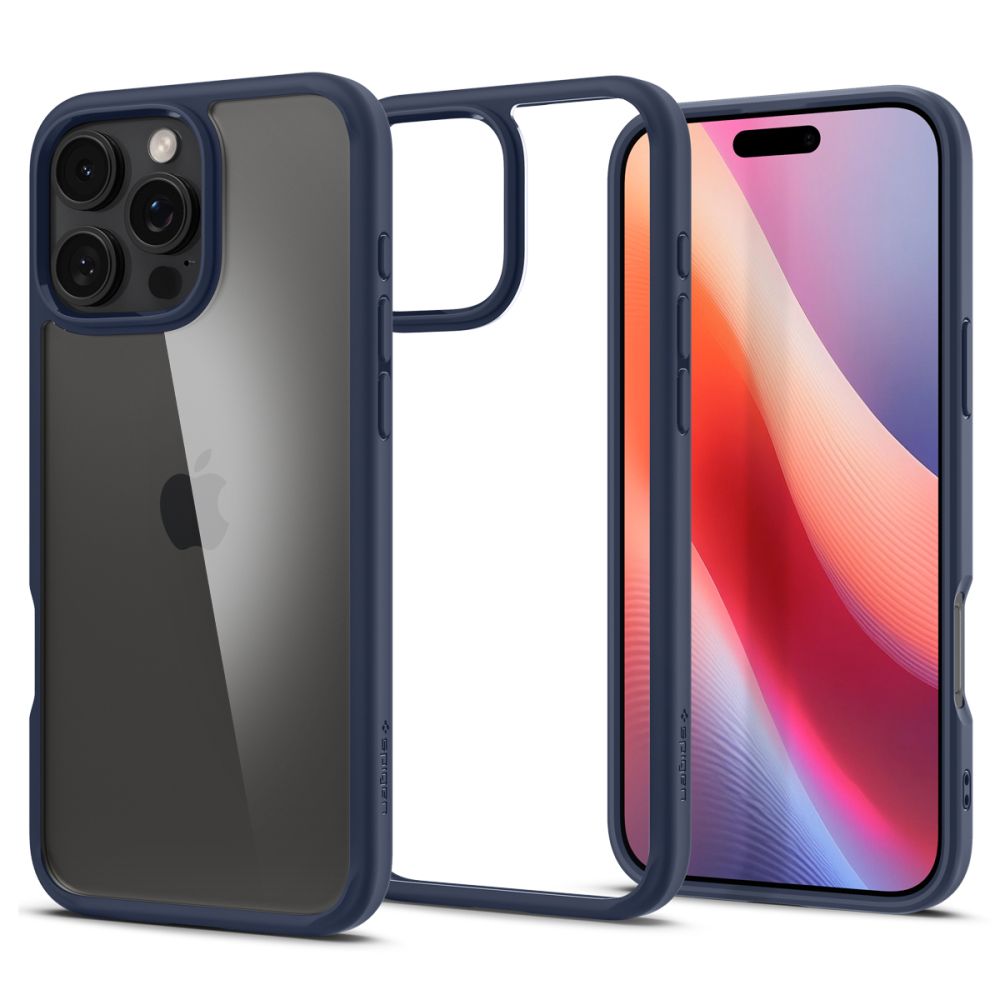 Puzdro pre Apple iPhone 16 Pro, Spigen, Ultra Hybrid, Námornícka modrá ACS08126