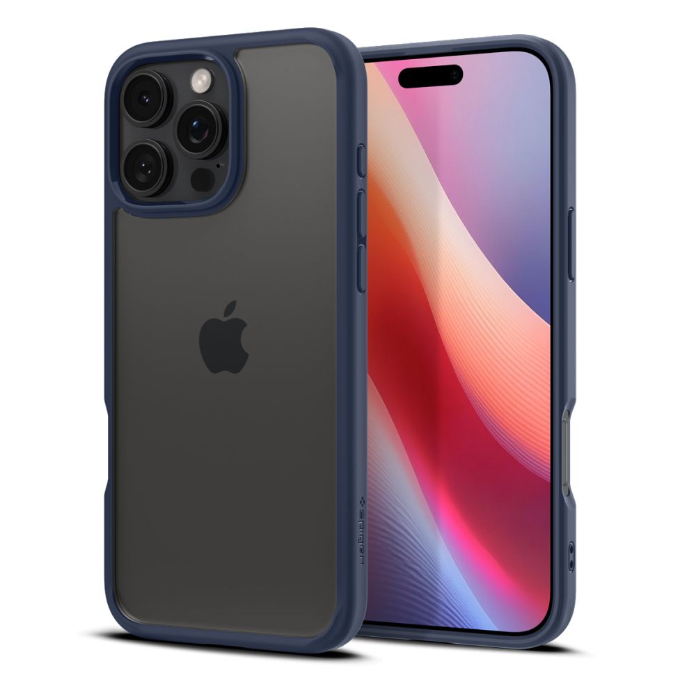 Puzdro pre Apple iPhone 16 Pro, Spigen, Ultra Hybrid, Námornícka modrá ACS08126