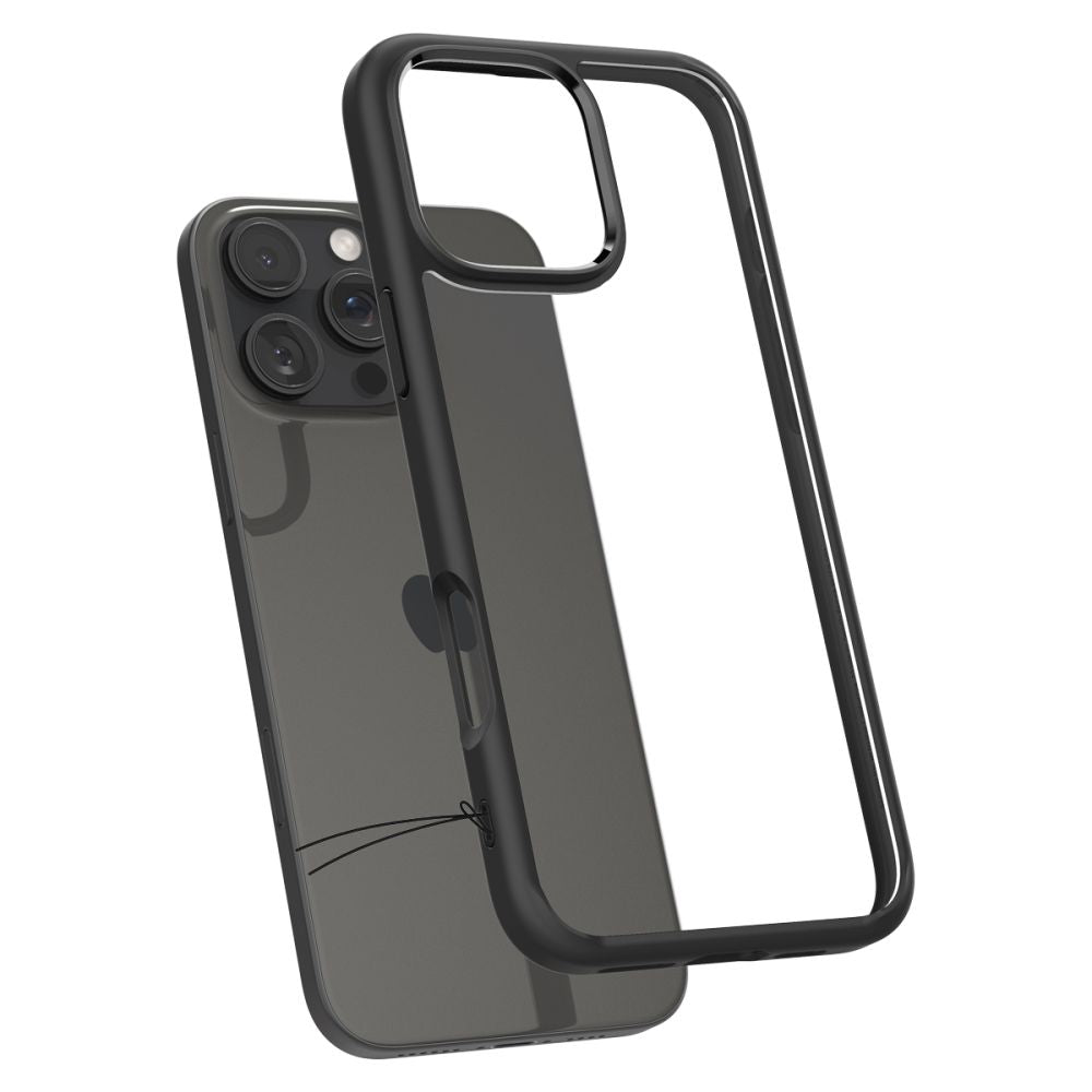 Puzdro pre Apple iPhone 16 Pro, Spigen, Ultra Hybrid, Matné čierne