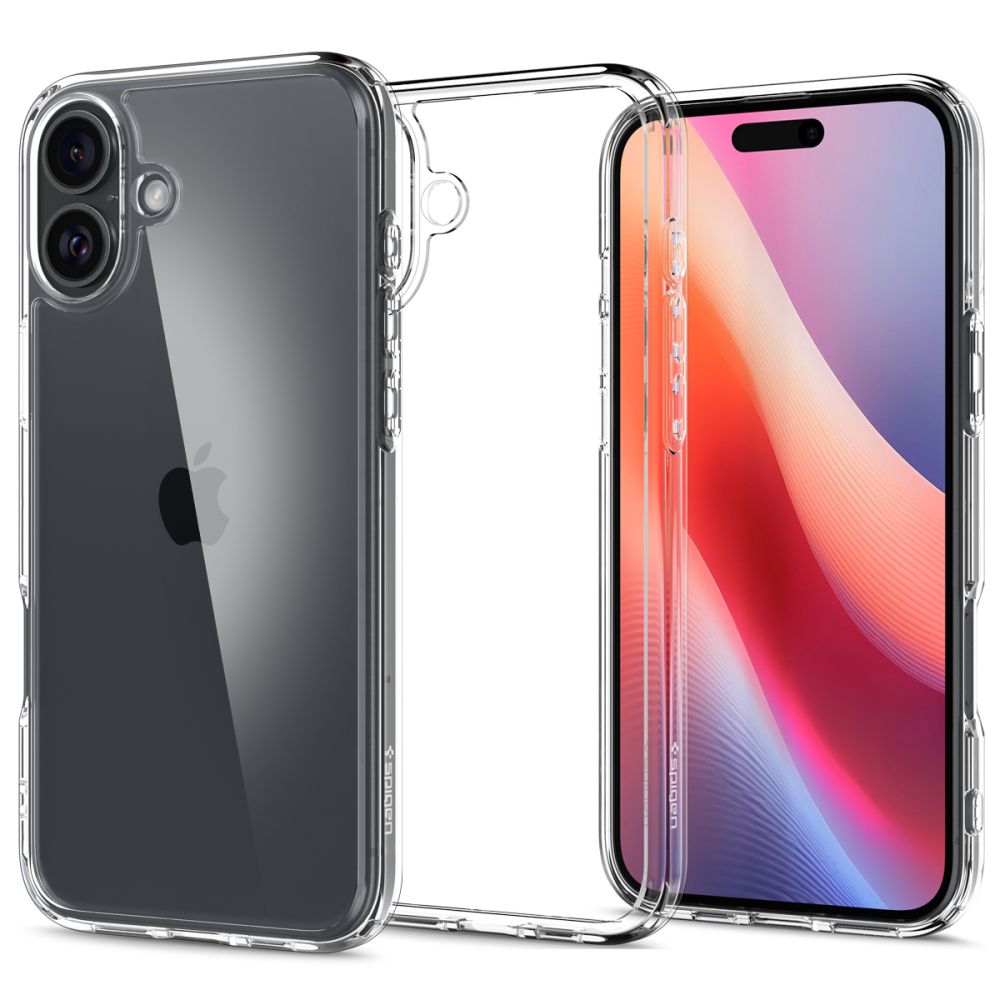 Puzdro pre Apple iPhone 16, Spigen, Ultra Hybrid, priehľadné ACS08197