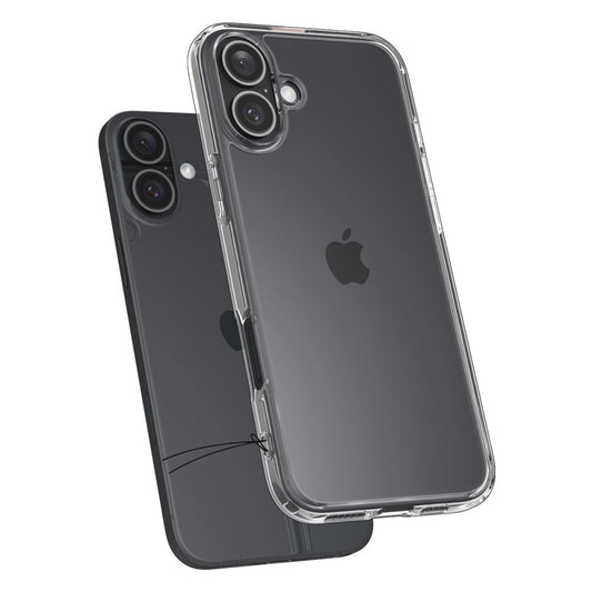 Puzdro pre Apple iPhone 16, Spigen, Ultra Hybrid, Priehľadné