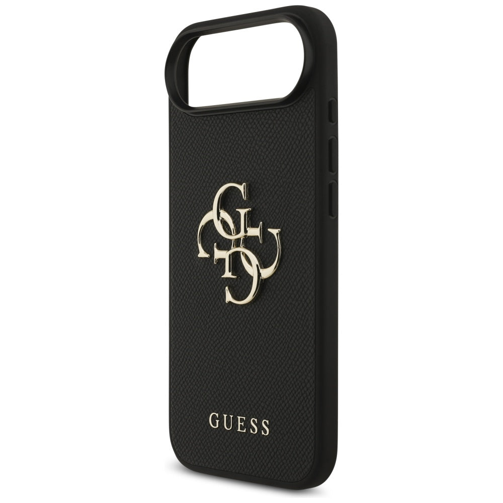 Puzdro pre Apple iPhone 17 Air, Guess, 4G Grained Big and Classic Logo, Čierne
