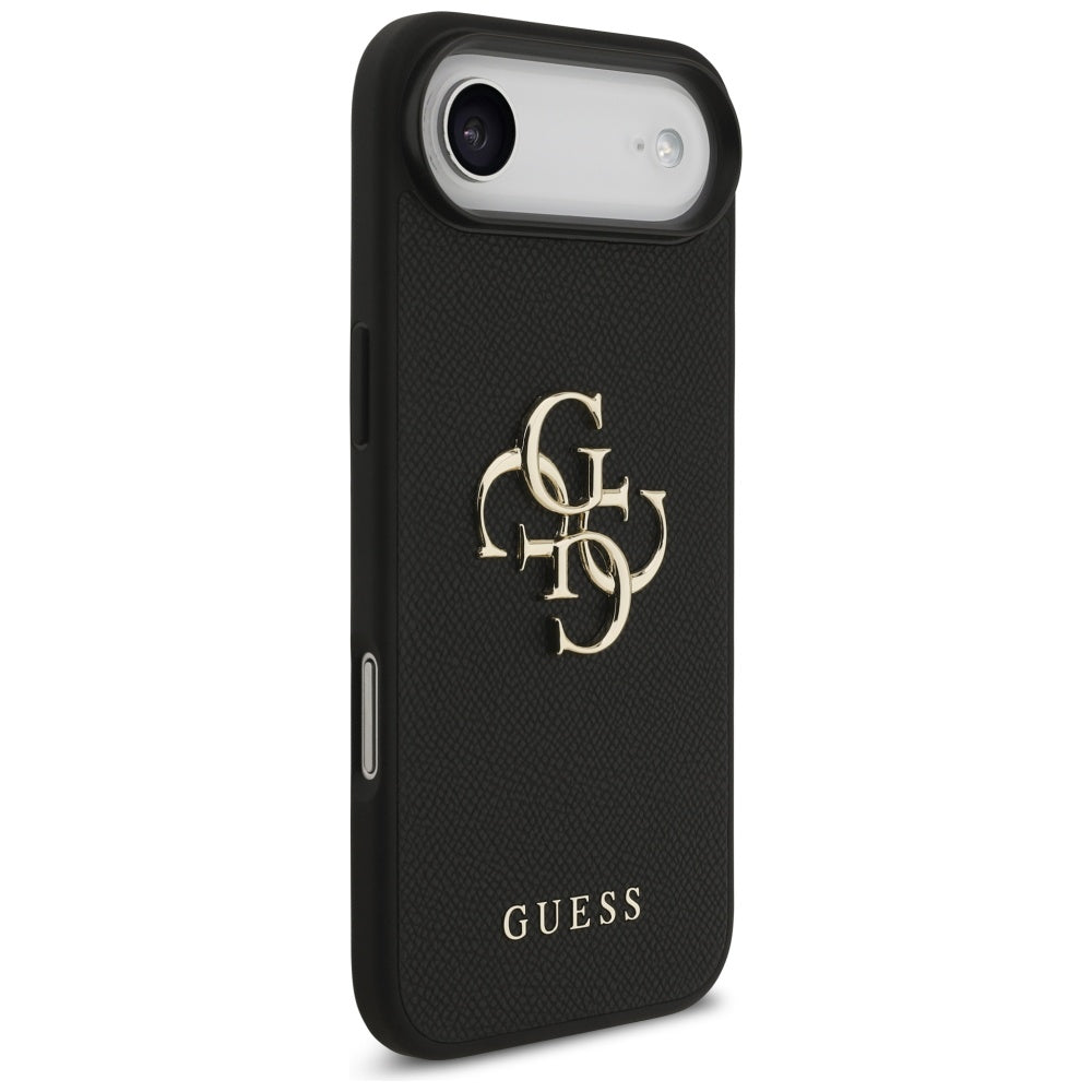 Puzdro pre Apple iPhone 17 Air, Guess, 4G Grained Big and Classic Logo, Čierne