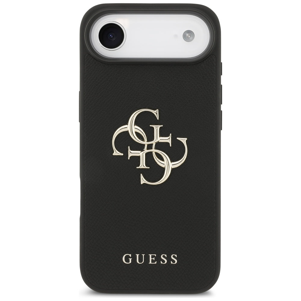 Puzdro pre Apple iPhone 17 Air, Guess, 4G Grained Big and Classic Logo, Čierne