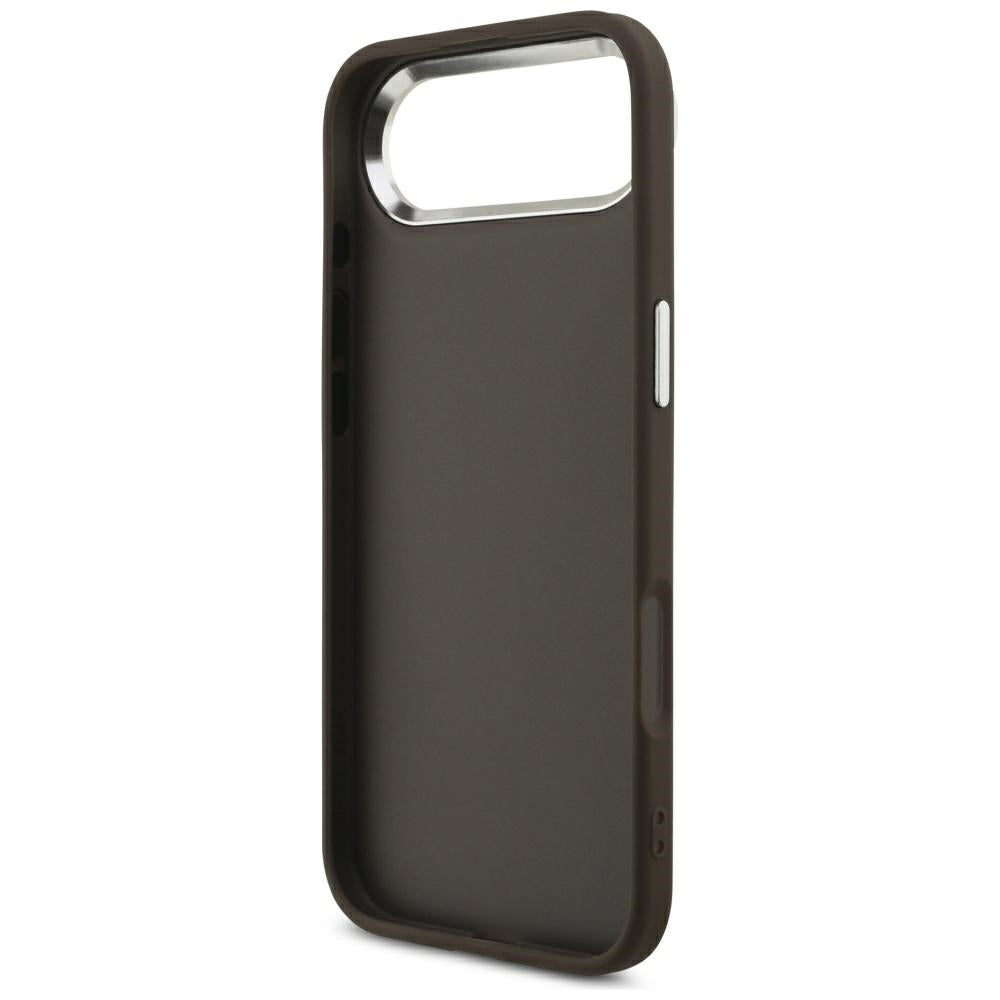Puzdro pre Apple iPhone 17 Air, Guess, Big 4G Logo Classic, Hnedo Strieborné