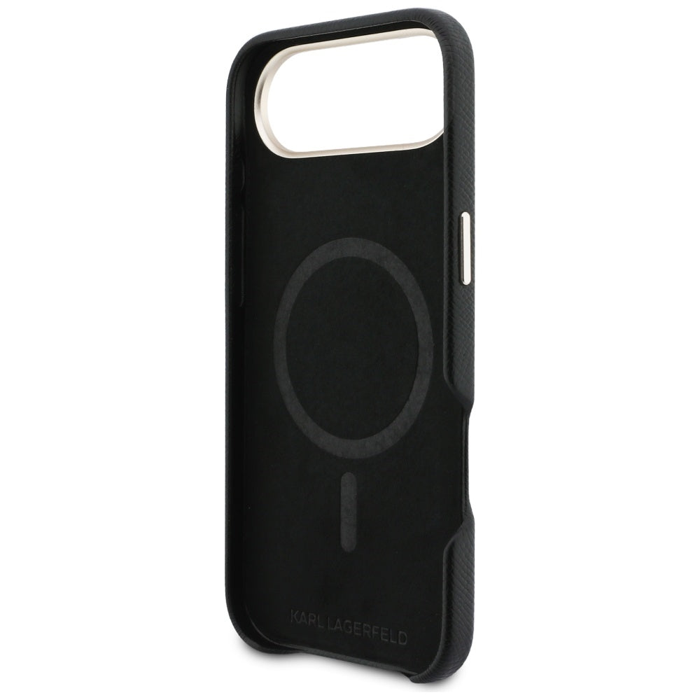 Puzdro pre Apple iPhone 17 Air, Karl Lagerfeld, Karl Head Logo, Čierne
