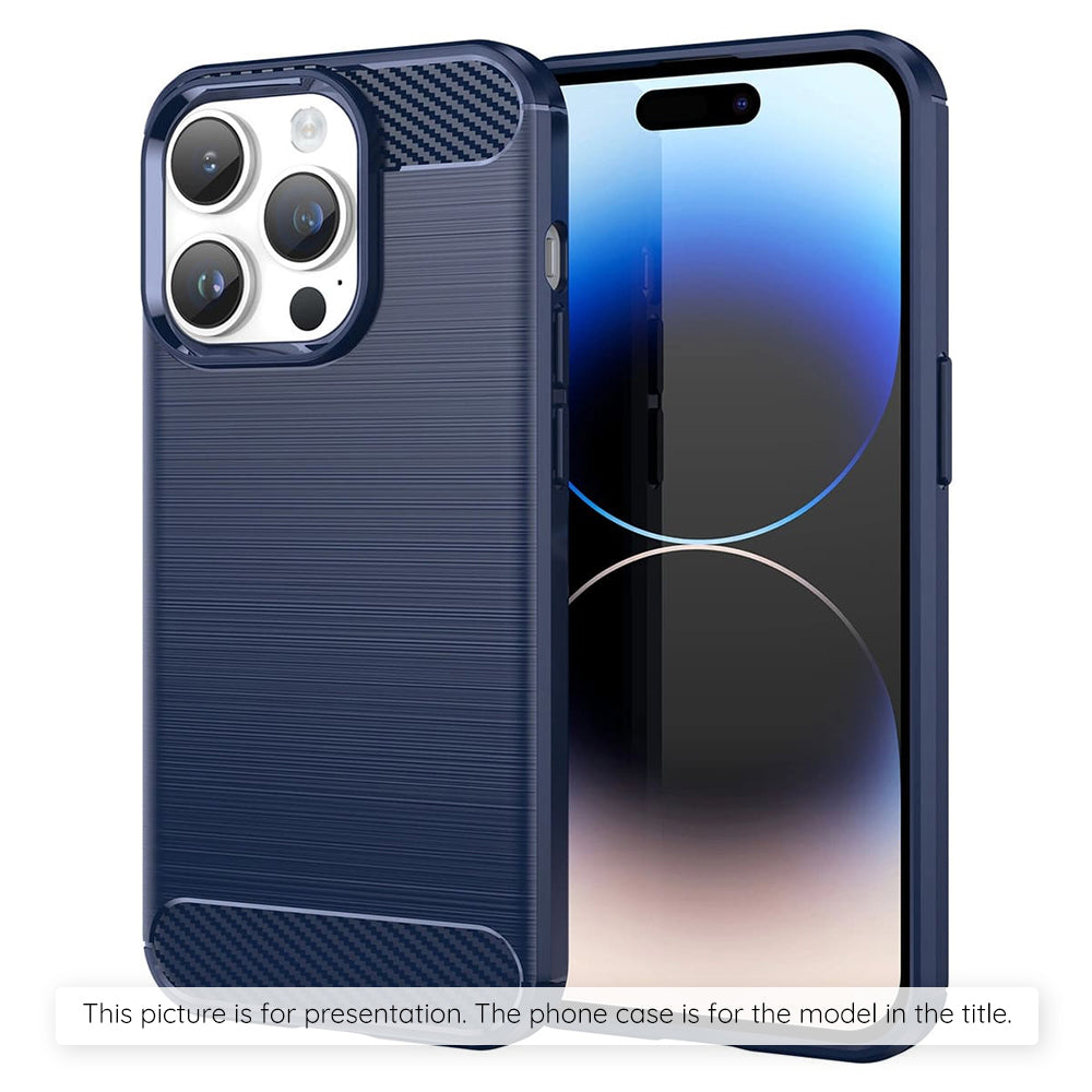Case for Apple iPhone 17 Air, Techsuit, Carbon, Blue