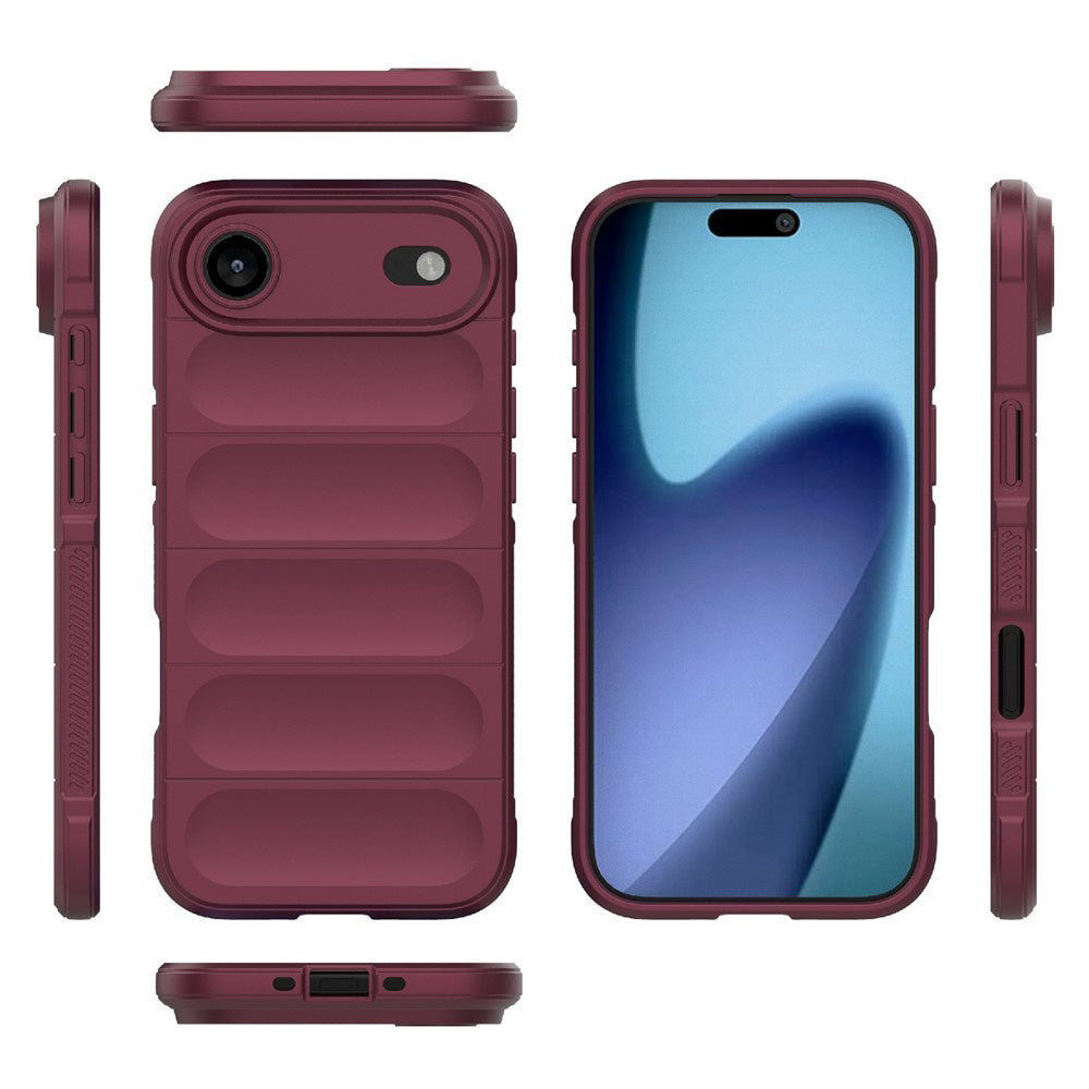 Puzdro pre Apple iPhone 17 Air, Techsuit, Magic Shield, Višňová