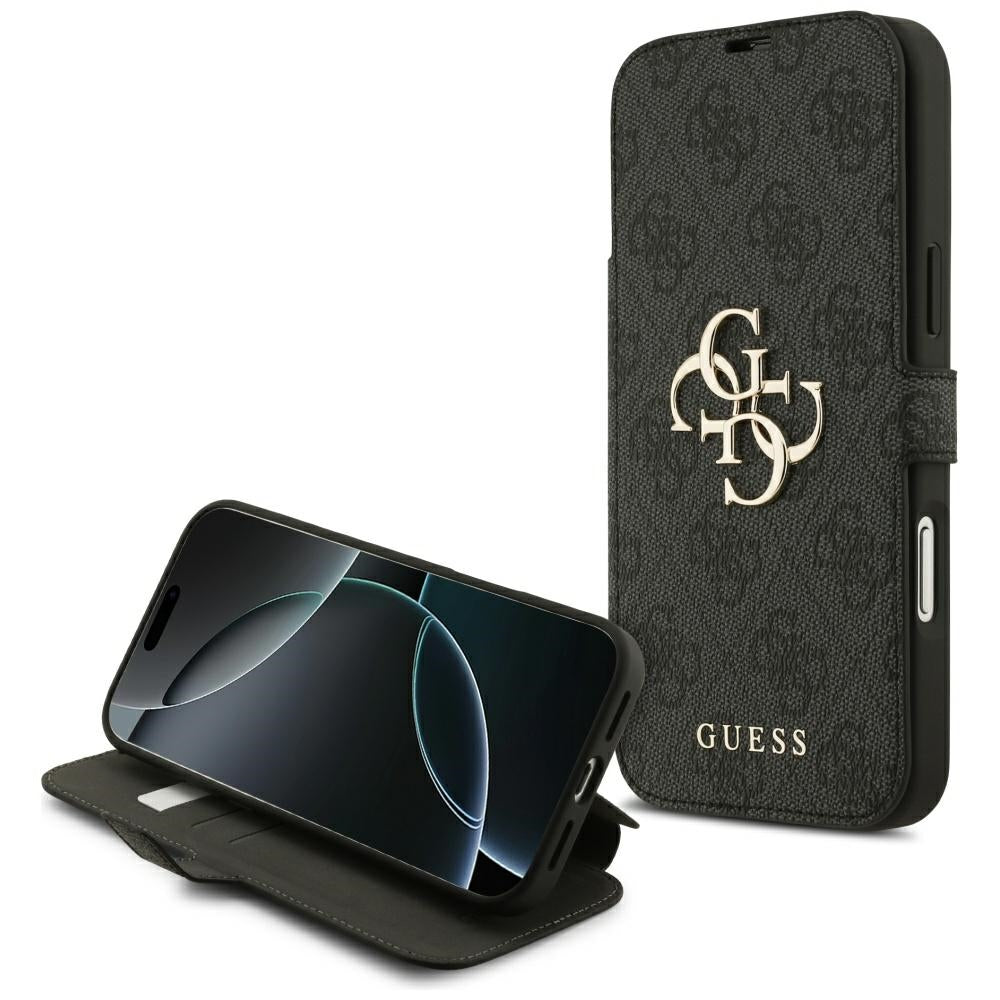 Puzdro pre Apple iPhone 17, Guess, 4G Metal Logo, Čierne