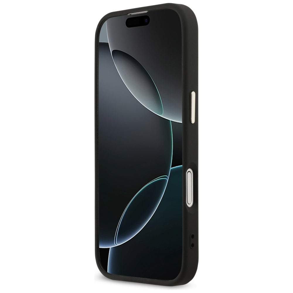 Case for Apple iPhone 17, Guess, Big 4G Logo Classic, Black Gold