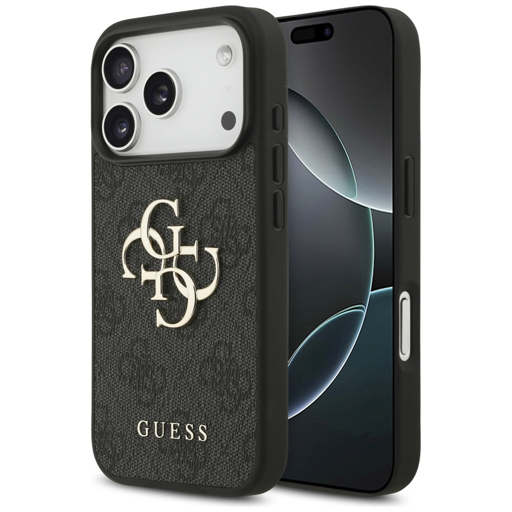 Puzdro pre Apple iPhone 17 Pro, Guess, 4G Big Logo, Čierne