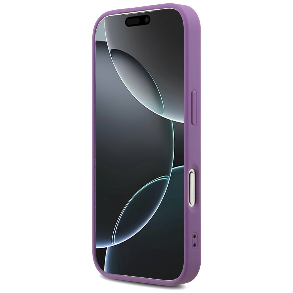 Puzdro pre Apple iPhone 17 Pro, Guess, Fixed Glitter Big 4G, Mov