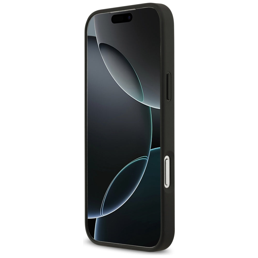 Puzdro pre Apple iPhone 17 Pro Max, Guess, 4G Double Card Triangle, Čierne