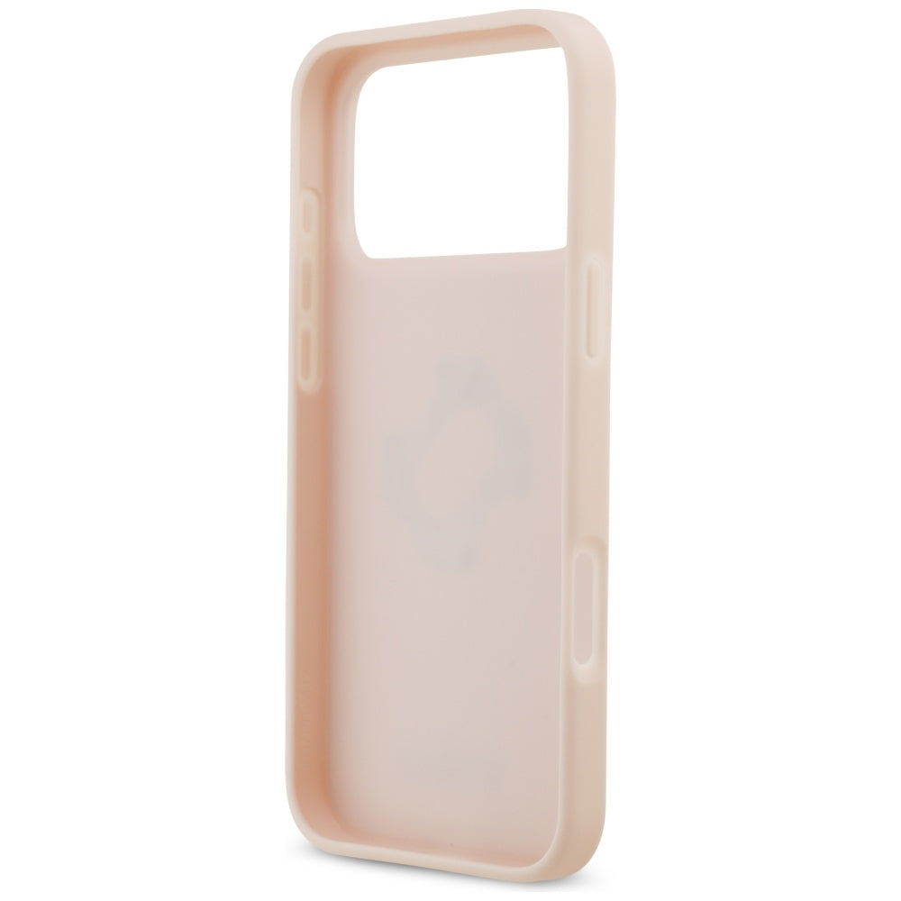 Case for Apple iPhone 17 Pro Max, Guess, 4G Grained Big and Classic Logo, Pink