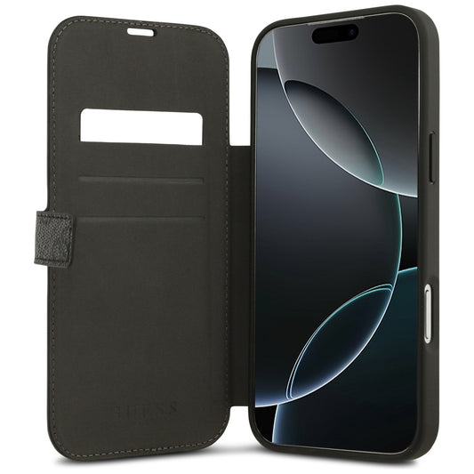 Puzdro pre Apple iPhone 17 Pro Max, Guess, 4G Metal Logo, Čierne