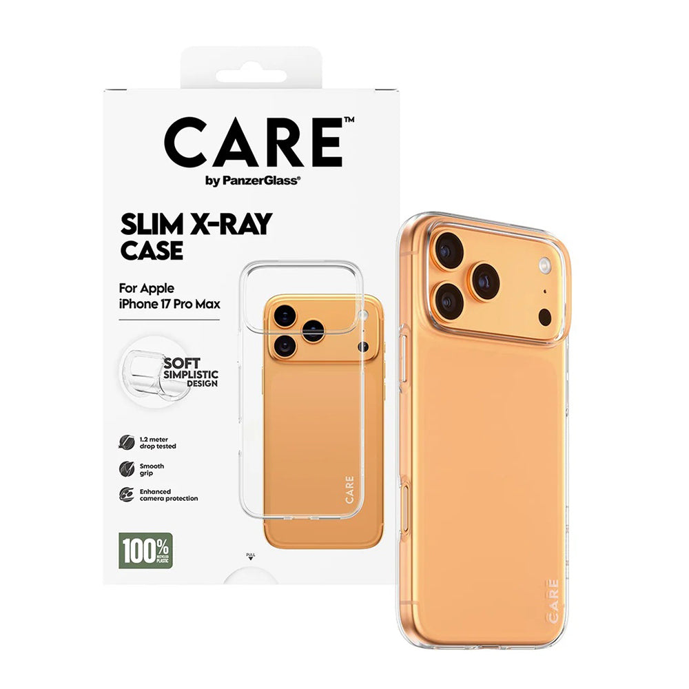 Puzdro pre Apple iPhone 17 Pro Max, PanzerGlass, Care Fashionable X-ray, Transparentné