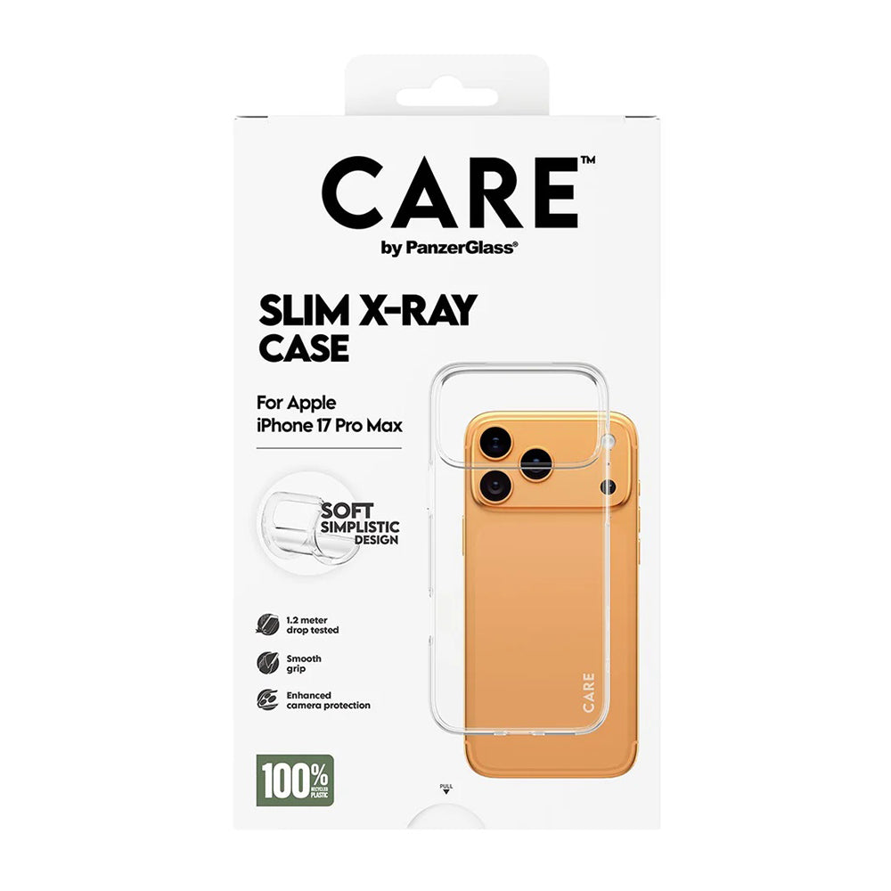 Puzdro pre Apple iPhone 17 Pro Max, PanzerGlass, Care Fashionable X-ray, Transparentné