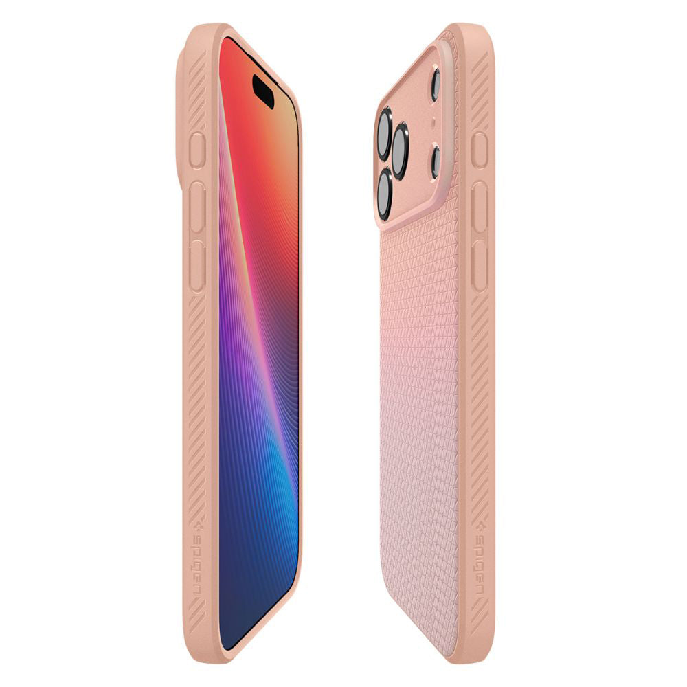 Puzdro pre Apple iPhone 17 Pro Max, Spigen, Liquid Air, Ružové ACS10269