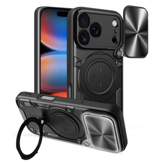 Puzdro pre Apple iPhone 17 Pro Max, Techsuit, CamGuard Pro, Čierne